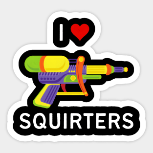 Water Gun Squirt Gun Sticker